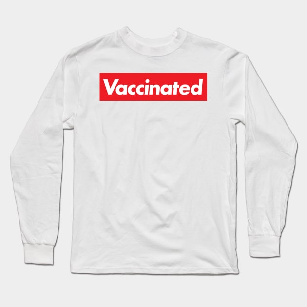 Vaccinated Long Sleeve T-Shirt by GymCastic